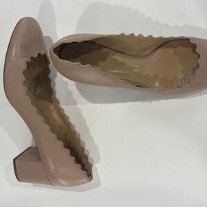 Chloe Lauren Leather Pumps - Size 37‎ 1/2.